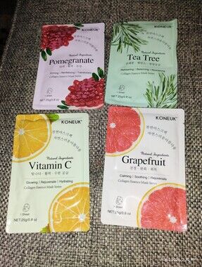New Bundle Of Koneuk Vitamin C Collagen Essence Face Mask